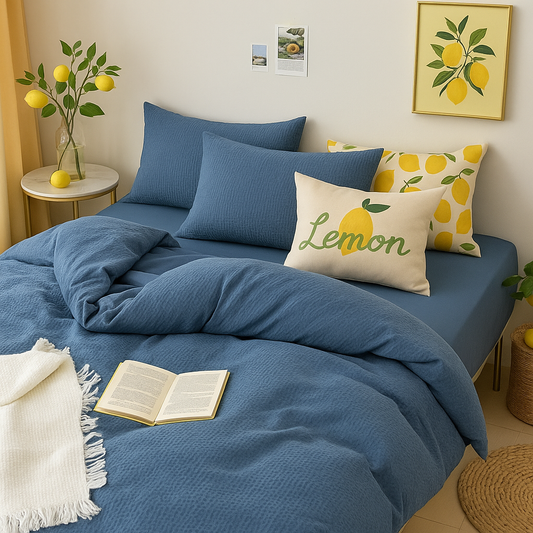 Waffle Cotton Bedding Set